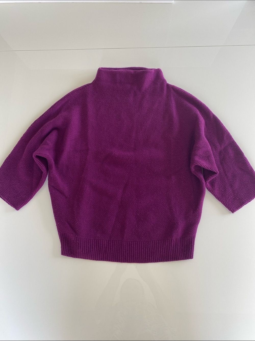 The Reset Purple Wool & Cashmere Sweater XS